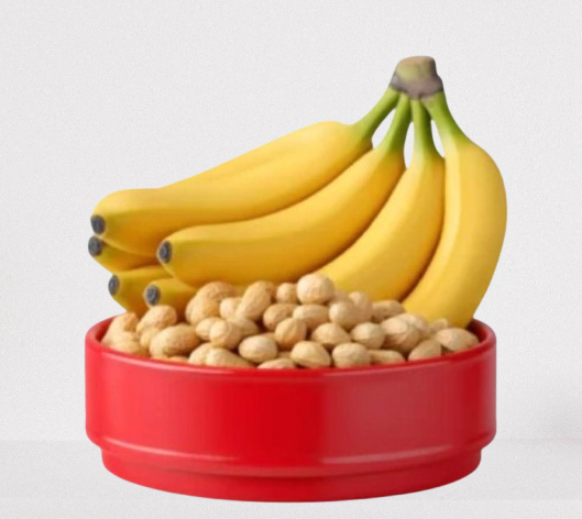 with banana